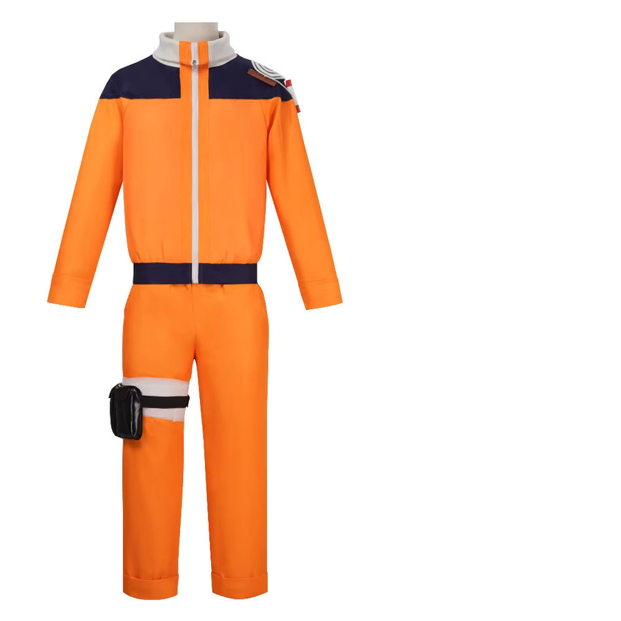 ZOBOTT Naruto Cosplay-Kostüm, Orange, Unisex, Set / Bundle - Bild 5