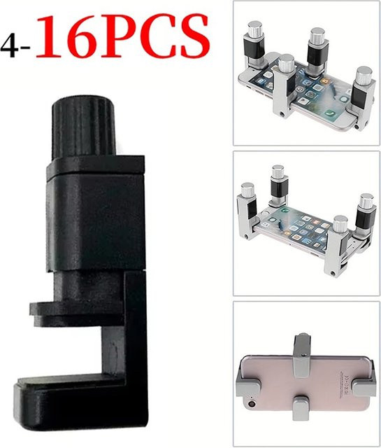 Universelles Reparatur-Werkzeug Set mit einstellbaren Clips zur Befestigung von LCD Displays und Bildschirmen für Tablets und Handys in Schwarz - Bild 1