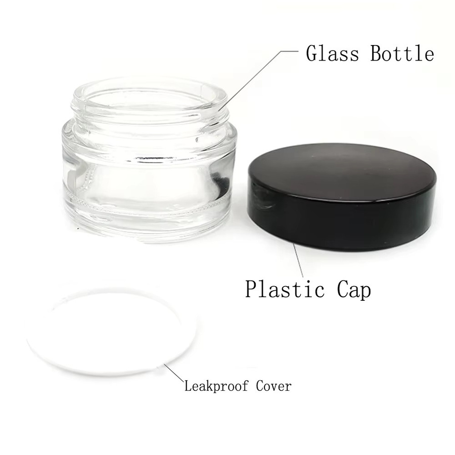 10er Set Glas Flaschen für Lotion und Gesichtscreme, 5 ml - Bild 5