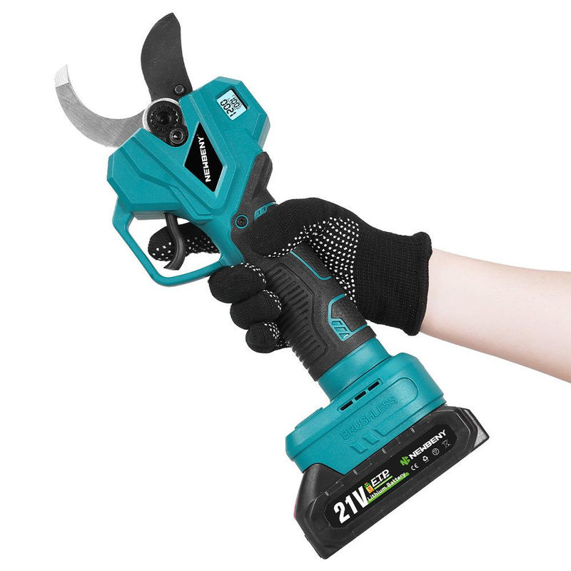 NewBeny Elektrische Astschere mit bürstenlosem Motor für Makita Akku, 75mm Schneidkapazität aus SK5 Stahl und Kohlenstoffstahl, ideal für Obstbäume und Bonsai - Bild 13