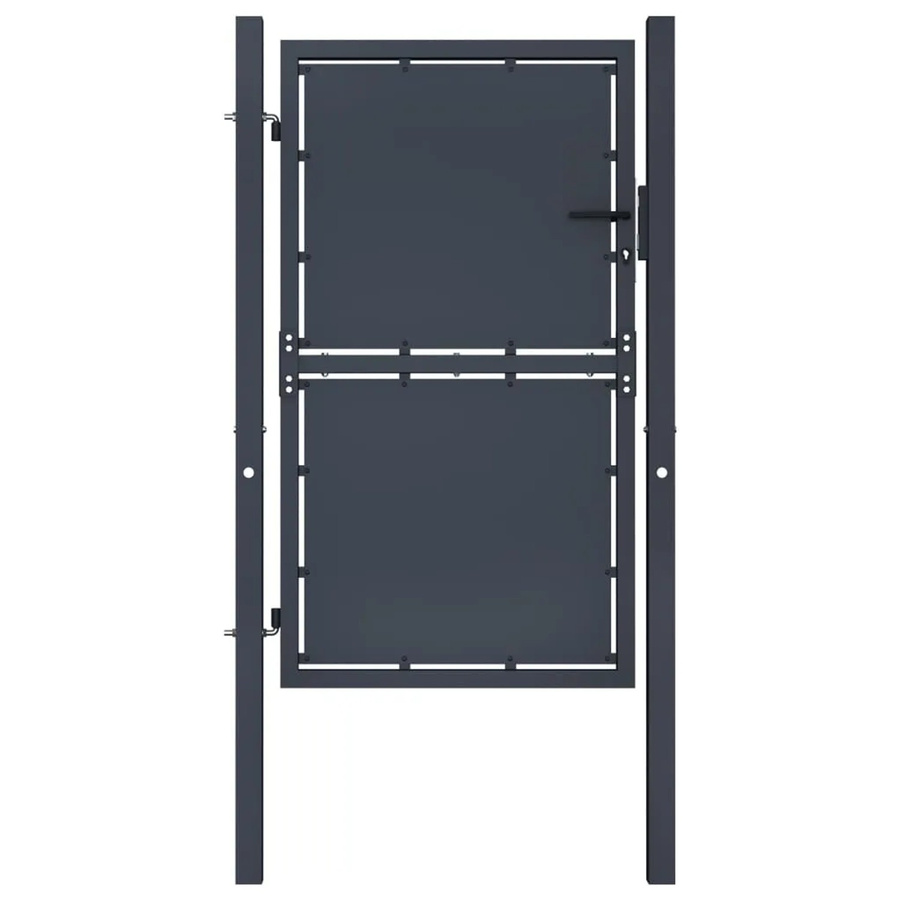 vidaXL Gartentor aus Stahl in Anthrazit, Breite: 100 cm, Höhe: 200 cm - Bild 2