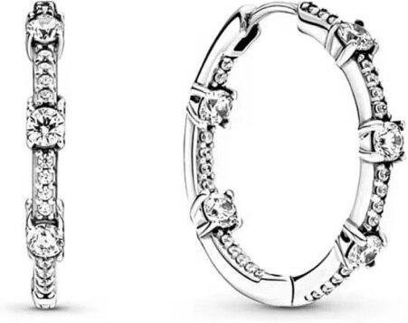 YIRAN Jewelry Ohrstecker 925 Silber, Gold, Zirkonia, Damen - Bild 1