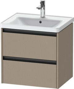 Duravit Waschtischunterschrank Ketho.2 in Lei mit 2 Schubladen, wandhängend, B/T: 58,4 x 45,5 cm - Bild 1