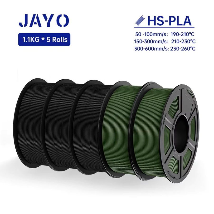 JAYO 3D-Drucker-Filament 1,75mm für FDM, verschiedene Varianten wie PLA, PLA Plus, Silk oder Matt, 1,1 kg pro Rolle - Bild 6