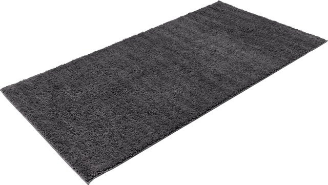 LIVARNO Langflor-Teppich mit 12 mm Florhöhe, Grau, B/T: 80 x 150 cm - Bild 1