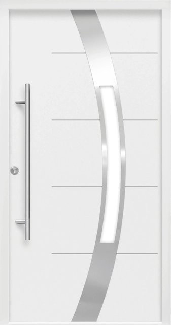 Splendoor Haustür Thermospace Prag Prime mit Glaseinsatz, Weiß, Anschlag Links, B: 100 cm, H: 210 cm - Bild 1