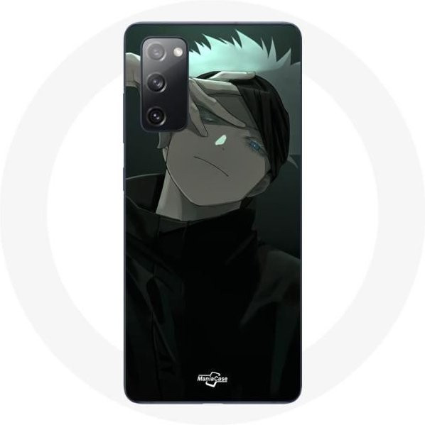 Samsung Galaxy S20 FE Handyhülle Satoru Gojo Jujutsu Kaisen Anime Manga Design in Schwarz und Multicolour - Bild 1