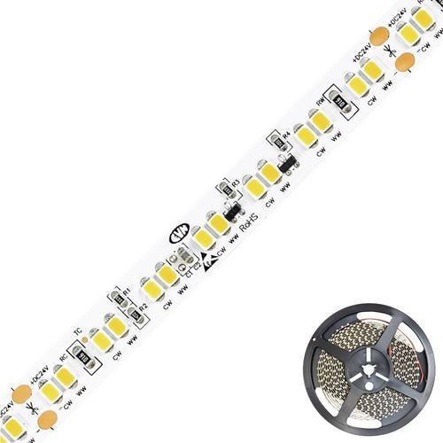 EVN LED-Streifen SB202416828D2W 24V mit offenem Kabelende, CCT Tunable White (Warmweiß bis Tageslichtweiß), 5m Länge - Bild 1