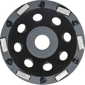 Roll Hybridscheibe mit 6 polykristallinen Diamantschneiden, Durchmesser: 125 mm, Grau - Bild 1