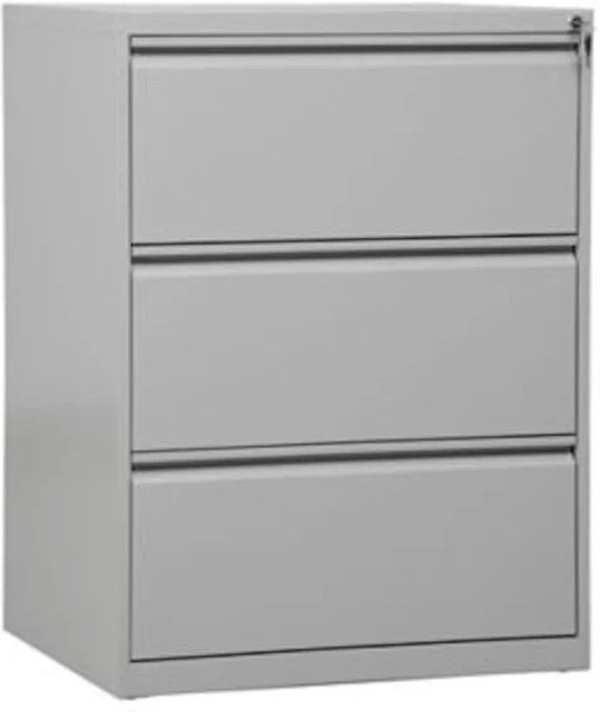 PROREGAL Hängeregistraturschrank Mare mit 3 Schubladen in Grau, H x B x T: 101 x 76 x 62 cm - Bild 1