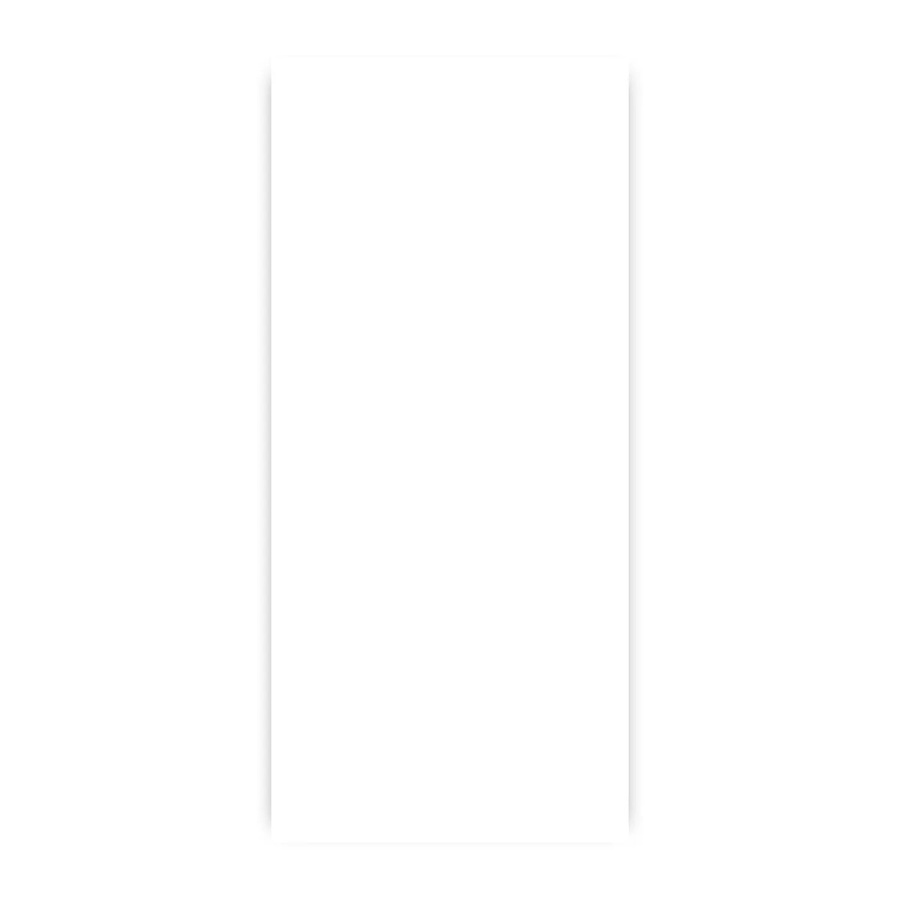 Walllux Duschrückwand aus Alu-Verbund in Weiss, B/H: 90 x 200 cm, Dicke: 3 mm - Bild 1