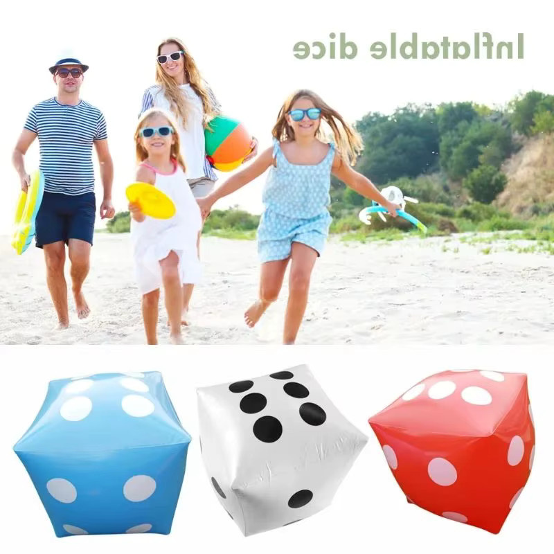 soulbao Aufblasbarer Würfel, 30 cm, Bunt / Mehrfarbig - Bild 2