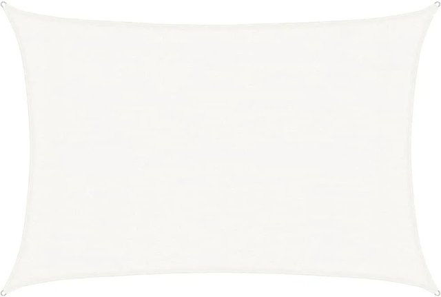 vidaXL Sonnensegel aus HDPE in Weiß, Rechteckig, B/T: 300 x 450 cm - Bild 1