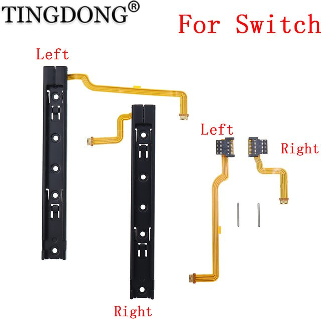 Nintendo Switch Flexkabel-Set für linke und rechte Schiebeschienen in Schwarz - Bild 1