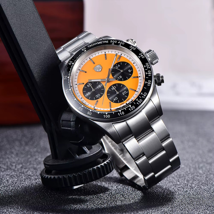 RollsTimi Chronograph, Quarz, Edelstahl, Saphirglas, Herren - Bild 3