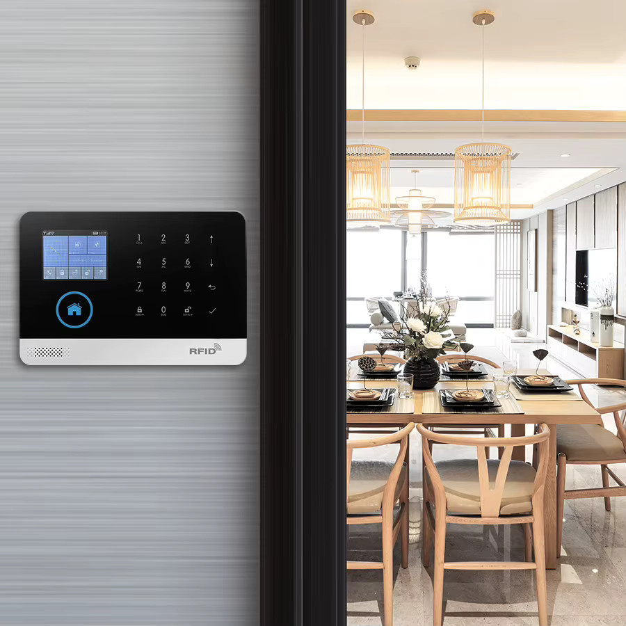 MULO Smart Alarmsystem für die Einbruchsicherheit mit WiFi, GSM 4G und Tuya App, inklusive PIR Bewegungsmelder und Display - Bild 3