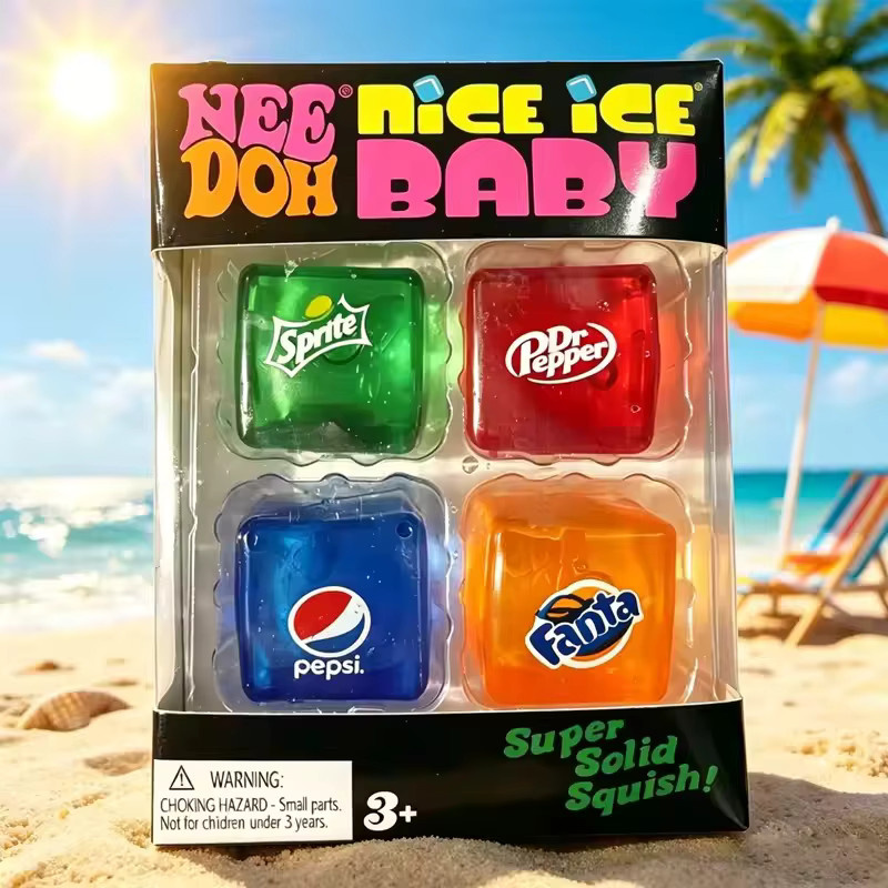 Needoh Mini Nice Ice Baby, Squishy Spielzeug, 4er-Pack - Bild 4