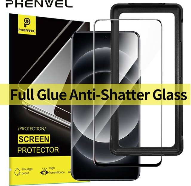 Xiaomi Mi 14 Ultra 3D Schutzglas Transparent mit Vollkleber und Anti-Shatter-Funktion - Bild 1