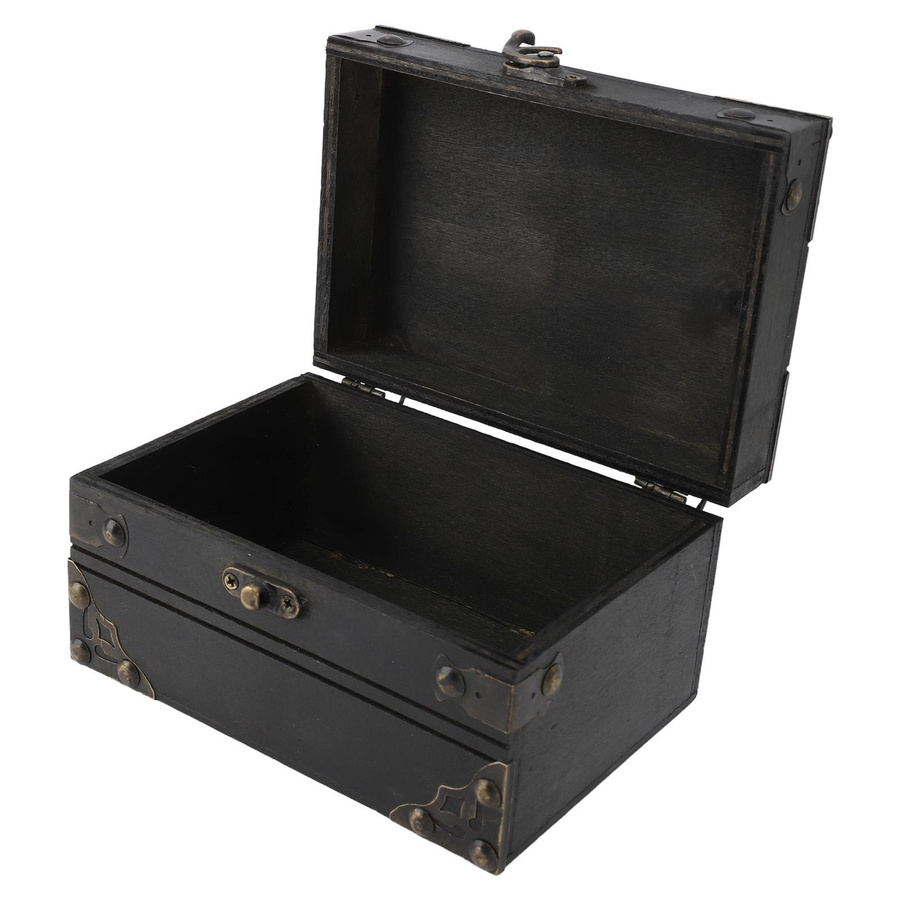 KONNWEI Retro Schmuckschatulle aus Holz im Vintage Design als Aufbewahrungsbox und Organizer - Bild 6