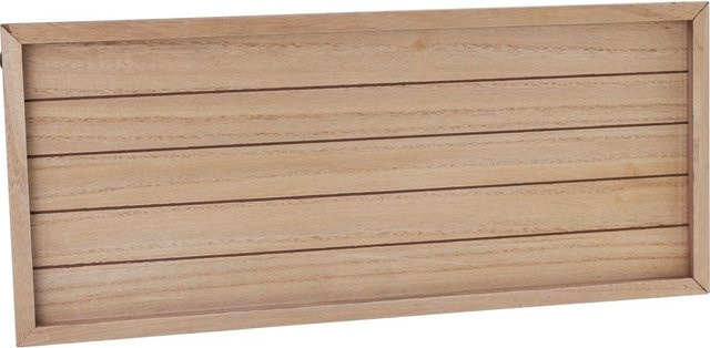 VBS Plankenschild aus MDF-Holz in Beige mit Aufhängern - Bild 1