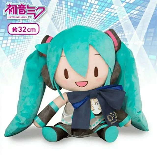 Hatsune Miku Plüschpuppe, Plüschkissen, 32cm, ab 14 Jahren - Bild 1