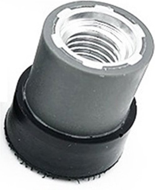 Schwarze Stütztellerplatte 1,23 Zoll mit Schwammhalter und M14-Gewinde für Rotationspoliermaschinen - Bild 1