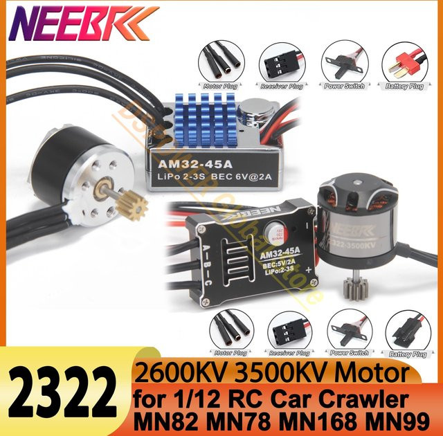 DSPOWER RC MN Auto Upgrade Kit, 1:12, Metall, Zubehör - Bild 1
