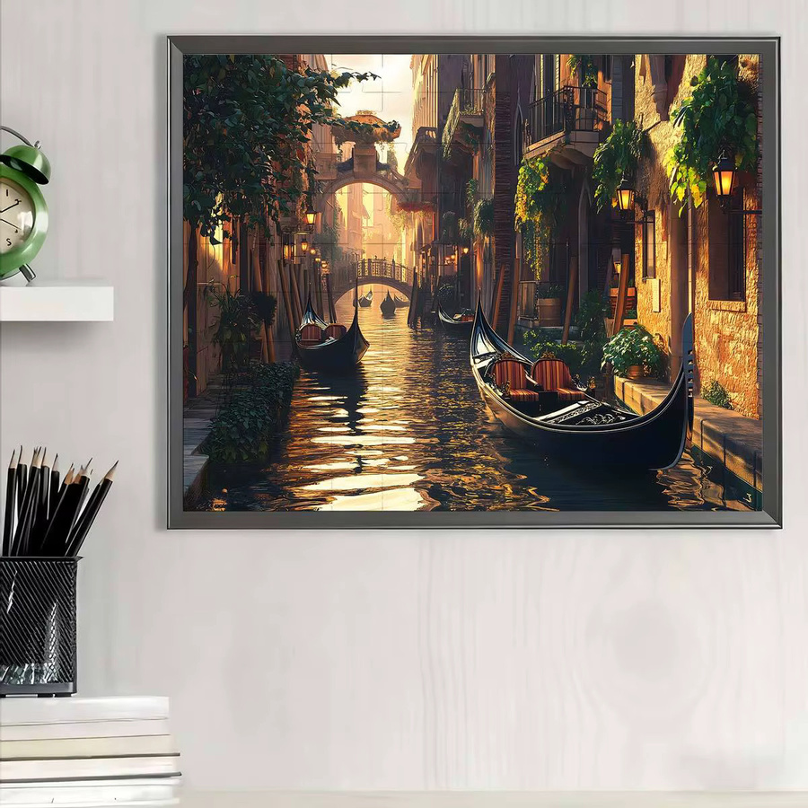 AZNM Venedig Canal Sunset Puzzle, 1.000 Teile - Bild 3