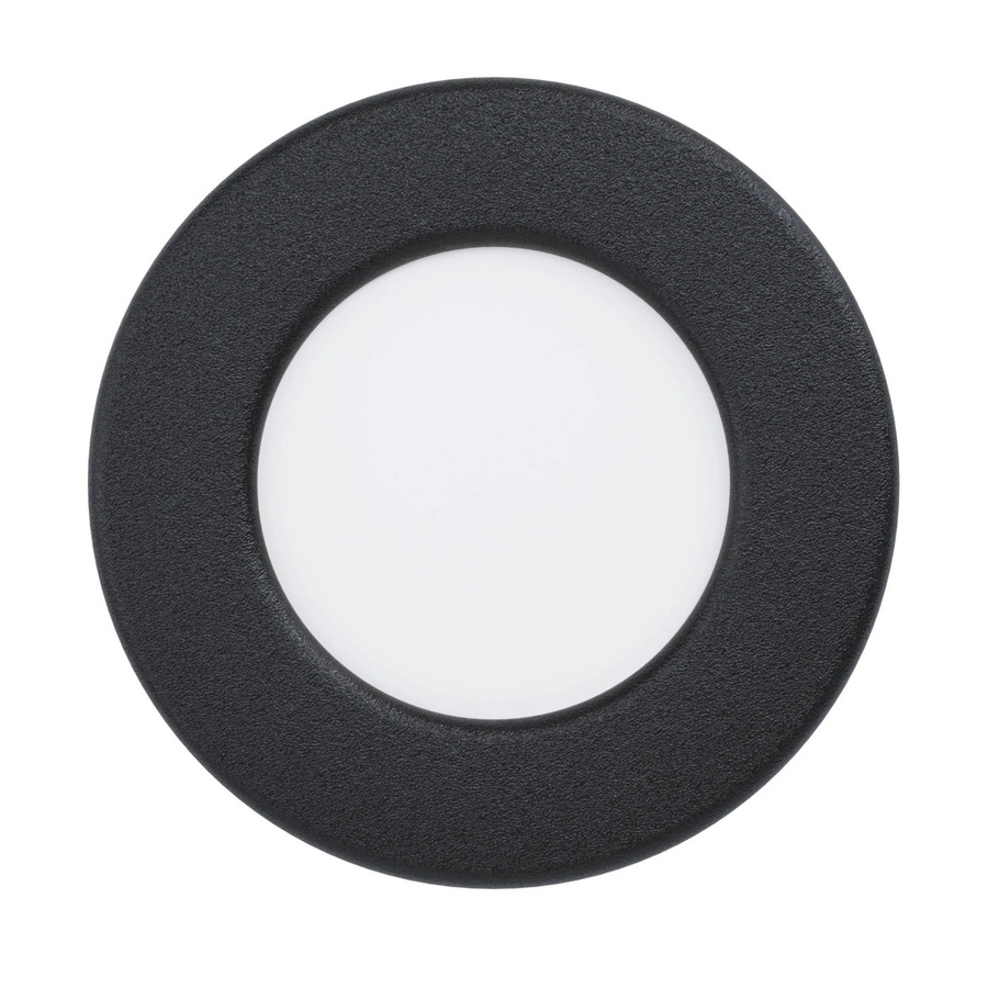 Eglo LED-Einbauspot Fueva 5 in Schwarz mit warmweißem Licht, Durchmesser: 8,6 cm - Bild 2