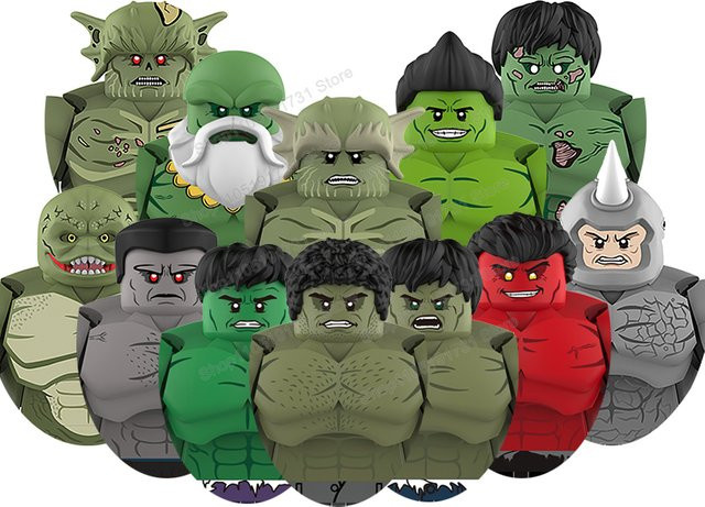 DR.TONG MOC Comic Rolle Grün, Actionfiguren, Bausteine Zubehör - Bild 1