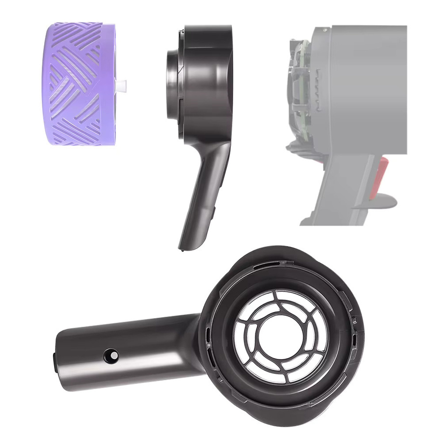 Dyson Ersatzteil Motor Hintere Abdeckung mit HEPA-Filter in Purple für V6 DC58 DC59 DC61 DC62 DC74 Staubsauger - Bild 5