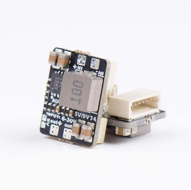 CCRC FPV externer BEC Spannungsreduzierer für DJI O4 O4PRO O3 in Schwarz, 5V/9V 3A für digitale Grafikübertragung - Bild 1
