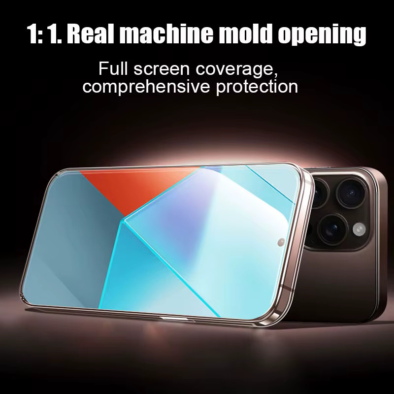 3er-Set gehärtetes Glas Display Schutzfolie für Xiaomi Redmi Note und Redmi Serie, transparent - Bild 3