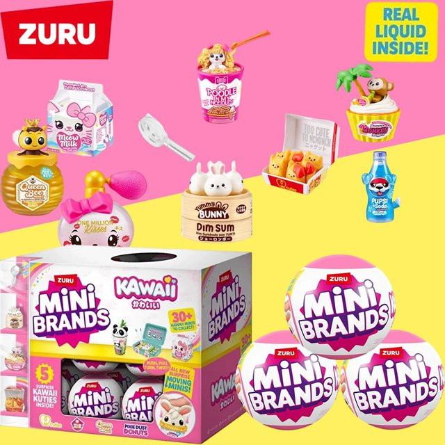 Zuru Mini Toy Brands Kawaii Lebensmittel-Spielzeuge, Mystery Blind Boxes - Bild 1