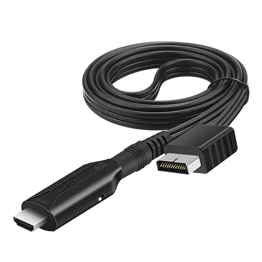 TenYua PS2 zu HDMI Konverter Adapter in Schwarz für 1080P Full HD Audio-Video-Signal mit Unterstützung für PS1 und PS2 Anzeigemodi - Bild 2