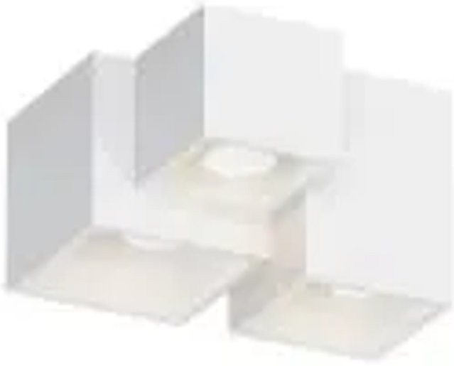 NETTLIFE Deckenleuchte aus Keramik in Weiß, Durchmesser: 24 cm - Bild 1