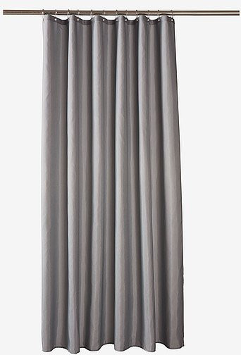 Jotex Duschvorhang TORA in Grau, wasserdicht und aus Polyester, Höhe: 180 cm, Breite: 200 cm - Bild 1
