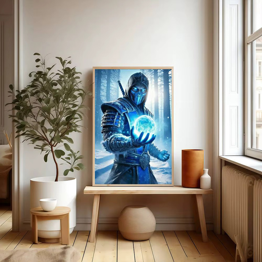 Mortal Kombat Anime-Poster als wasserfester Papieraufkleber zur Wanddekoration - Bild 6