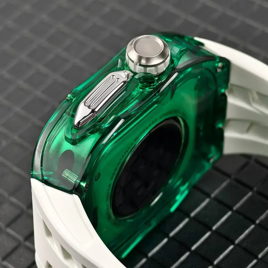 OAKCHARM Uhrenarmband Silikon, Weiß, Apple Watch Ultra 49 mm - Bild 2