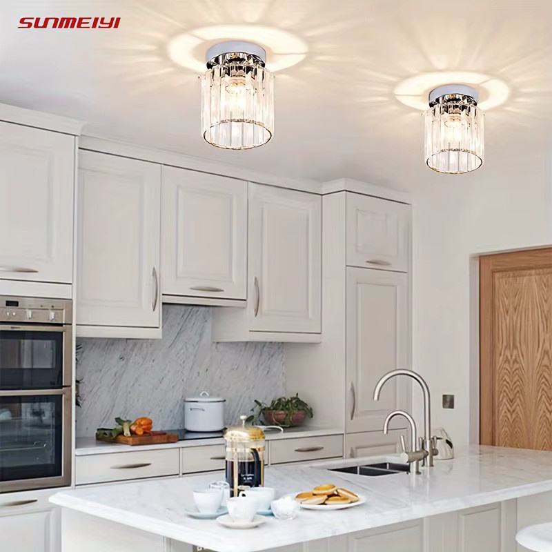 Sunmeiyi Moderne Deckenleuchte in Silber für Wohnzimmer, Küche, Esszimmer und Flur - Bild 2