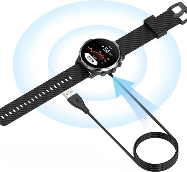 Suunto 7 Ersatzladegerät USB-C Smartwatch-Ladestation in Schwarz - Bild 1