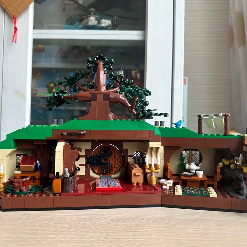 TEOK Shire Hole Dorf-Architektur, Baustein-Set, 2017 Teile, ab 14 Jahren - Bild 3