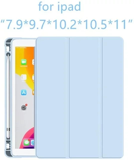 AYANJIN Smart Cover Hülle für iPad mit Stifthalter in Schwarz - Bild 1