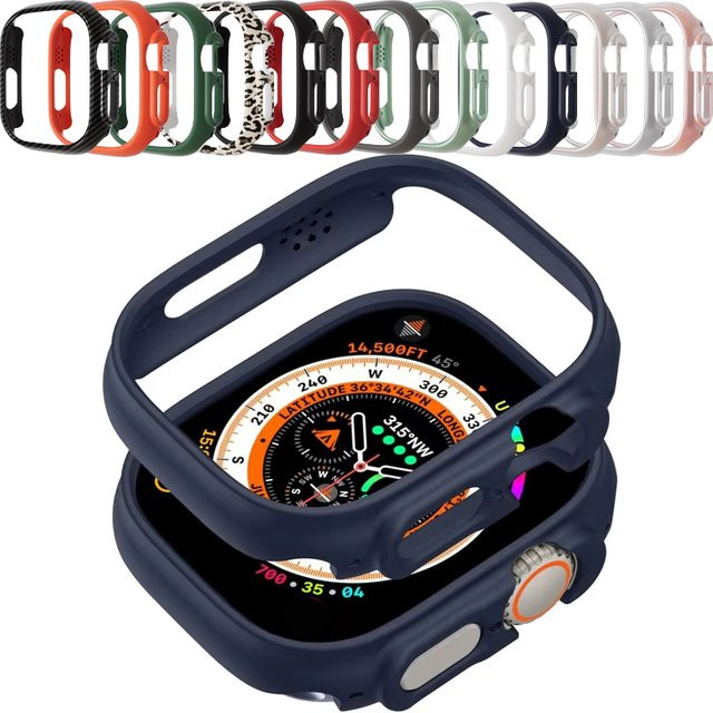 Apple Hülle für Apple Watch Ultra 2, Silikon, Red, Unisex - Bild 1