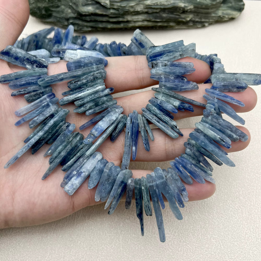 MARUCOL Stickperlen Kyanit-Quarz, Naturstein - Bild 5