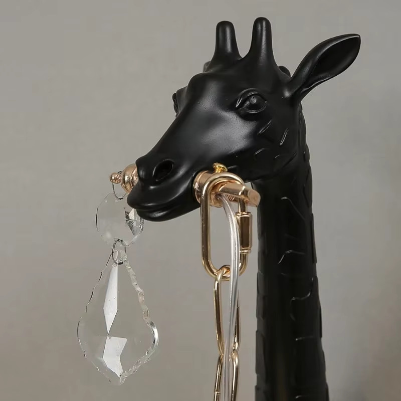 JIANKEXING Giraffen LED-Wandleuchte aus Kunstharz für Wohnzimmer und Flur, G9 Fassung, Gold/Messing oder Schwarz - Bild 1