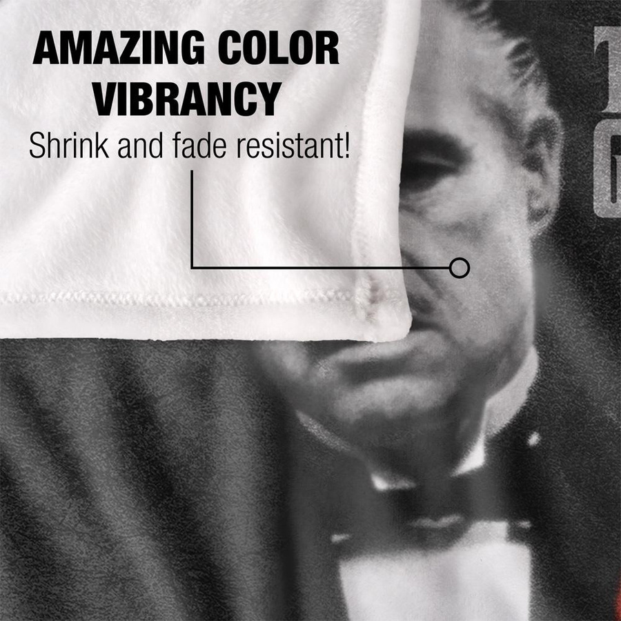 The Godfather Filmplakat Decke in Schwarz, One Size - Bild 4