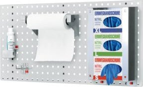 Kappes RasterPlan Lochplatte Modell 2, Farbe: Grau, H: 100 cm, B: 45 cm - Bild 1
