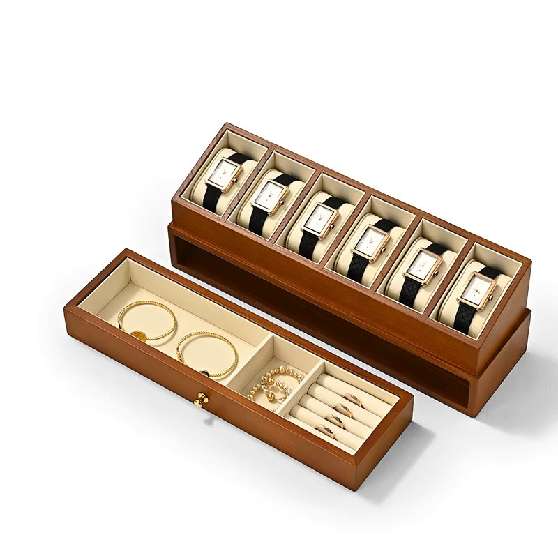 Oirlv Uhrenbox Holz, doppellagig, Unisex - Bild 3
