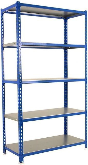 PROREGAL Schwerlastregal Metal Shark Blau-Verzinkt, H x B x T: 180 x 90 x 40 cm - Bild 1